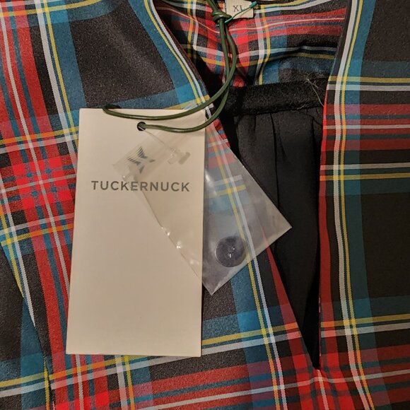 Tuckernuck Highland Tartan Palmerston Dress NWT Green XL - Picture 5 of 12
